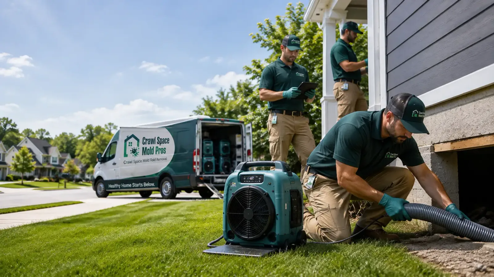 Crawl Space Mold Removal in Morris, IN